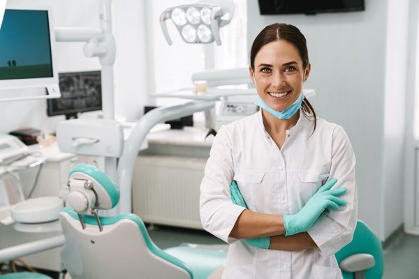 dentist smiling
