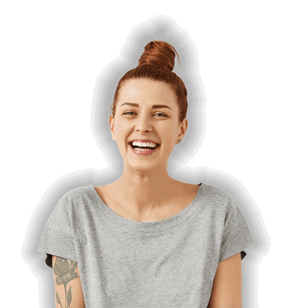 Woman smiling